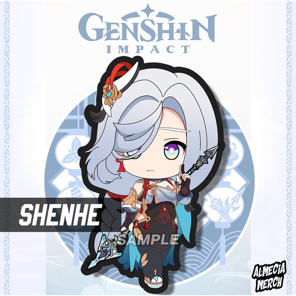 Gantungan Kunci Shenhe Genshin Impact - Keychain Shenhe