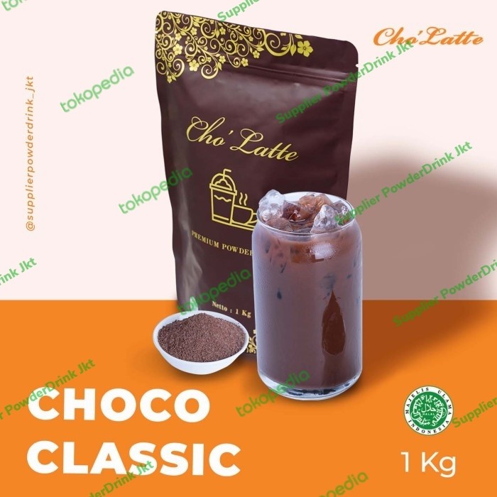 

CHOCO CLASSIC POWDER CHOLATTE RASA COKELAT KLASIK