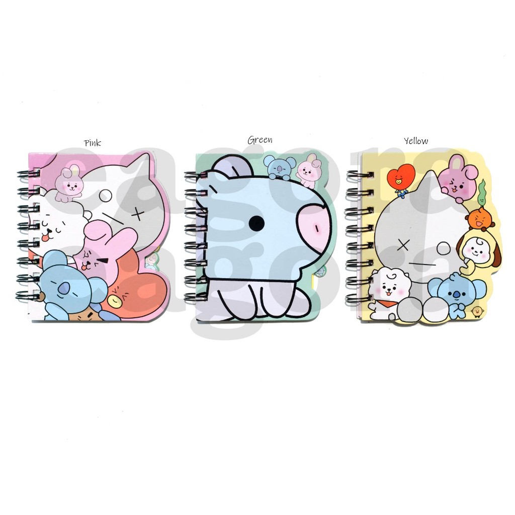 

Notebook Korea BT 21 BT21 Boyband KPOP Bentuk Imut Memo Unik Notepad Buku Tulis Lucu
