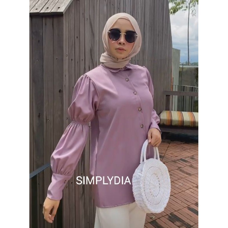 KEMEJA ZARA LENGAN BALON/ ATASAN TANGAN BALON/RHOANA TOP