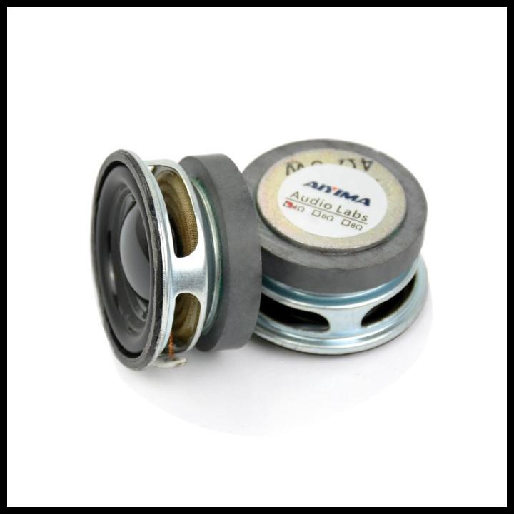 Aiyima 2Pcs 1.5 Inch Full Frequency Sound Speaker 40Mm 4 Ohm 3W