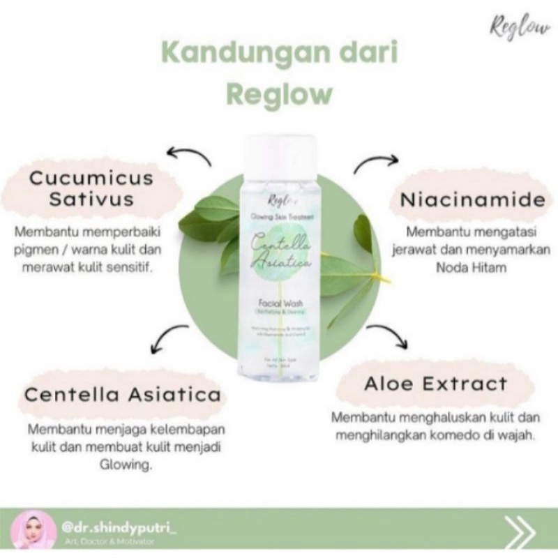 REGLOW SKINCARE By dr. Shindy Putri ||PENGHILANG BEKAS JERAWAT &amp; FLEK HITAM || 100% BPOM &amp; MUI || Free Gift