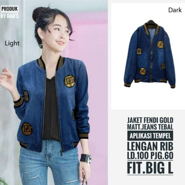 jaket fendi gold 160