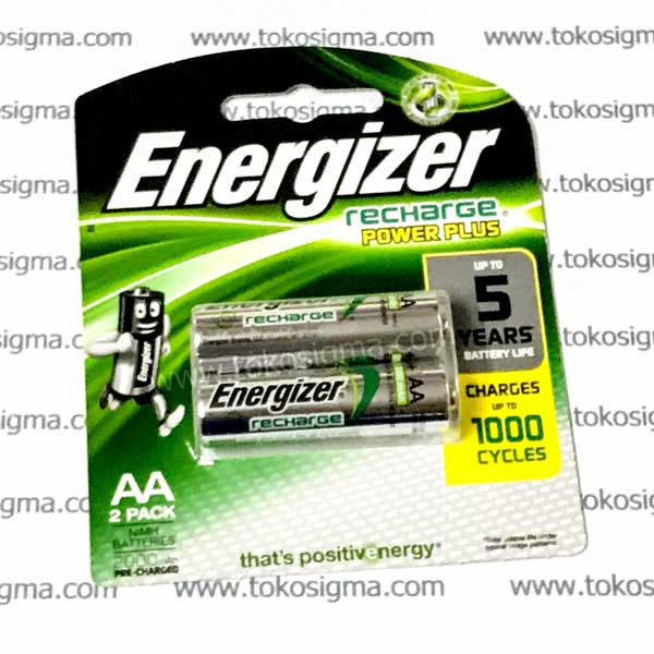 ENERGIZER RECHARGE BATTERIES BATERAI isi ulang NiMH AA 2000mah