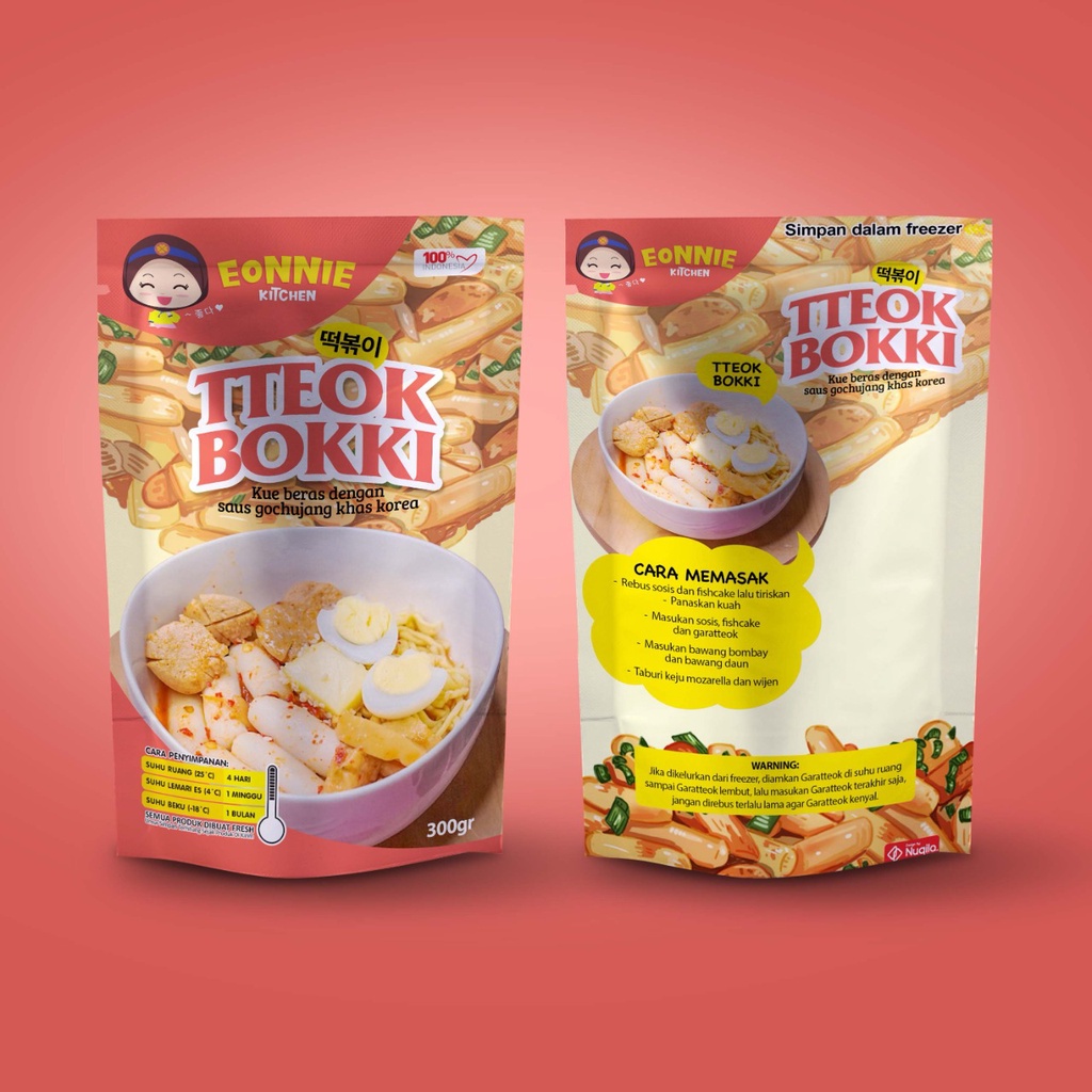 TTEOKBOKKI TOPOKI TOPOKKI KOREA INSTAN FROZEN HALAL