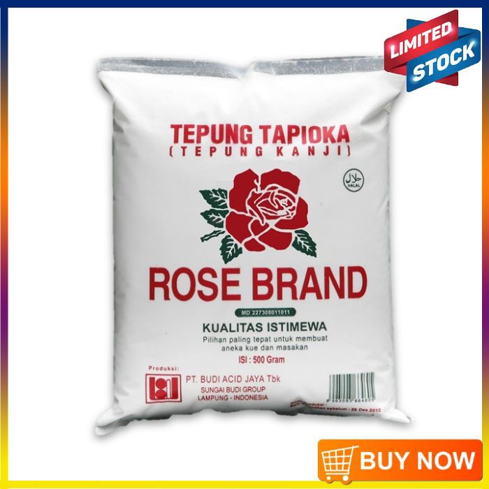 

Tepung Tapioka Rose Brand 500gr