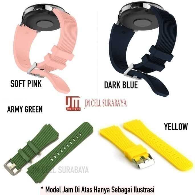 M46 Watch Strap Amazfit GTR 3 / GTR 3 Pro - Tali Jam 22mm Vertical Rubber Silikon