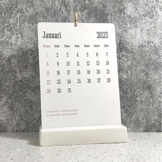 Jual Kalender Meja Estetik 2023 | Aesthetic Calendar of 2023 | Shopee