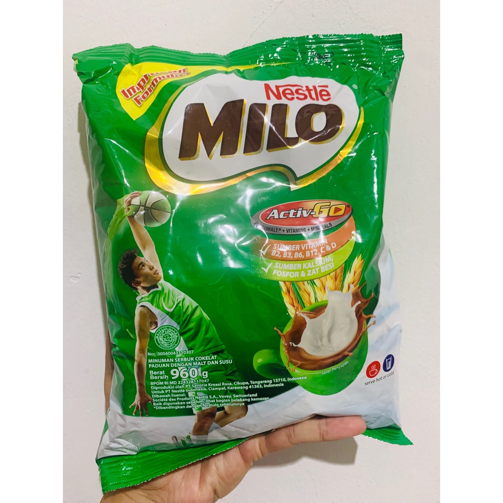 

Milo Profesional Complete Mix 960gr I Milo Active Go 960 gr Rasa Sama