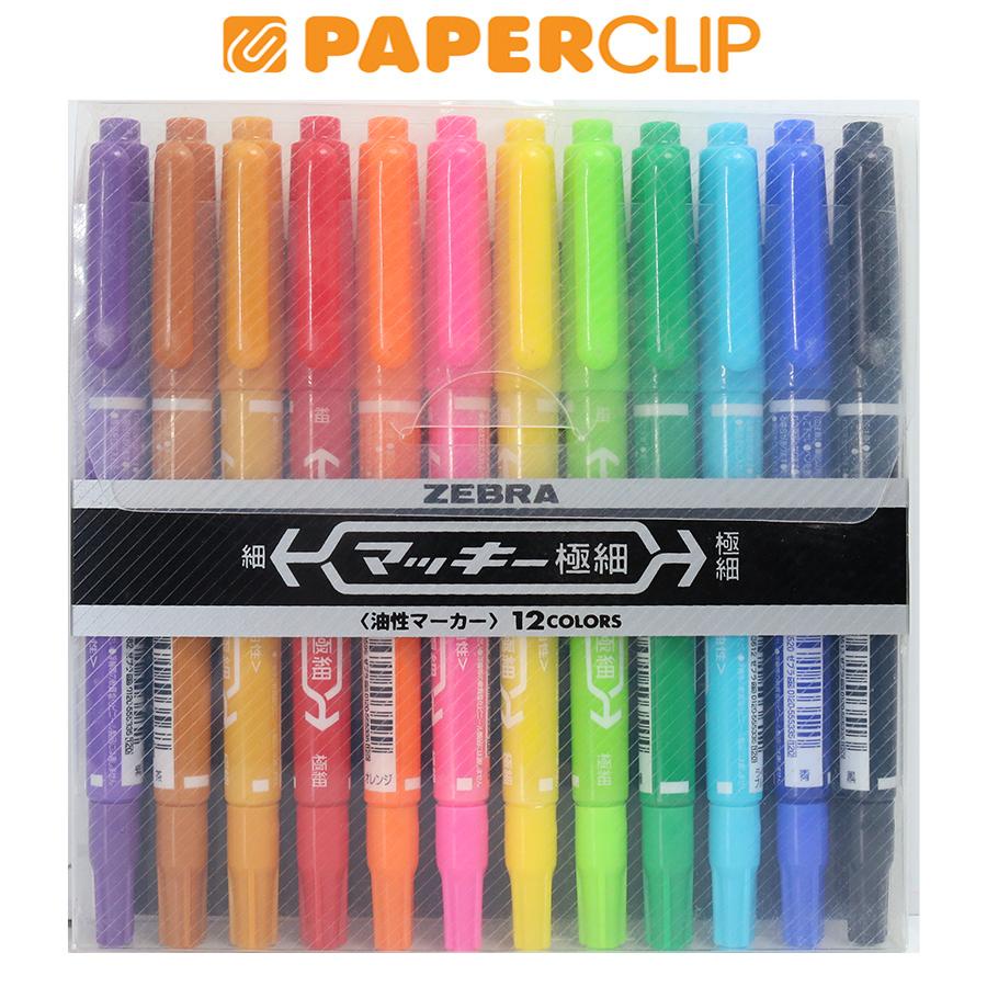 

MARKER ZEBRA MCKIE EXTRA FINE SET 12C