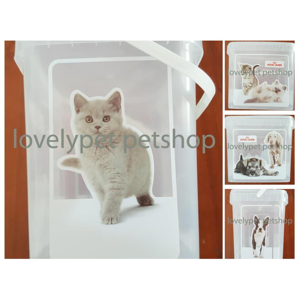 royal canin food container 2 kg   tempat makanan anjing kucing