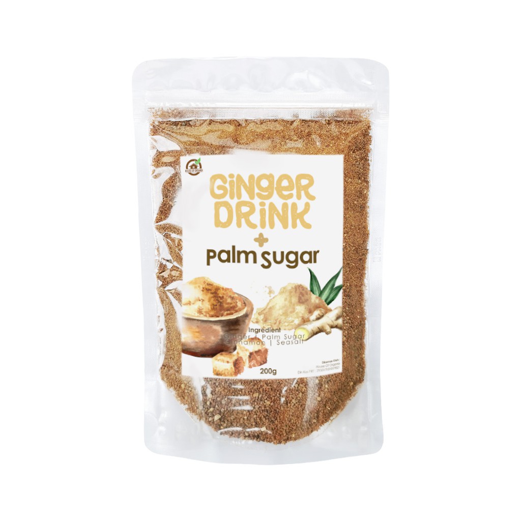 House Of Organix Ginger Drink + Palm Sugar 200 Gr