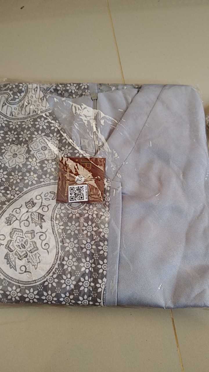 Tey-17 Batik Wanita Asj Sa Hrb026 Kenongo Kemeja Tosca Pendek