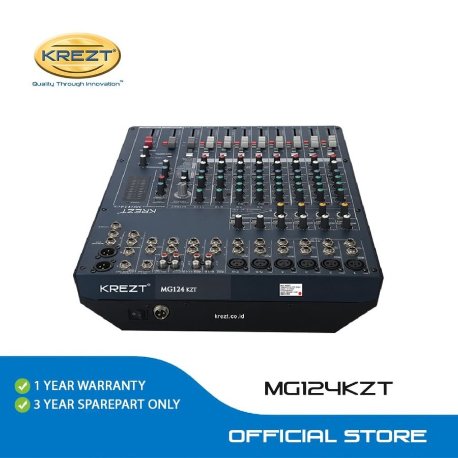 PROFESSIONAL AUDIO MIXER KREZT MG124 KZT