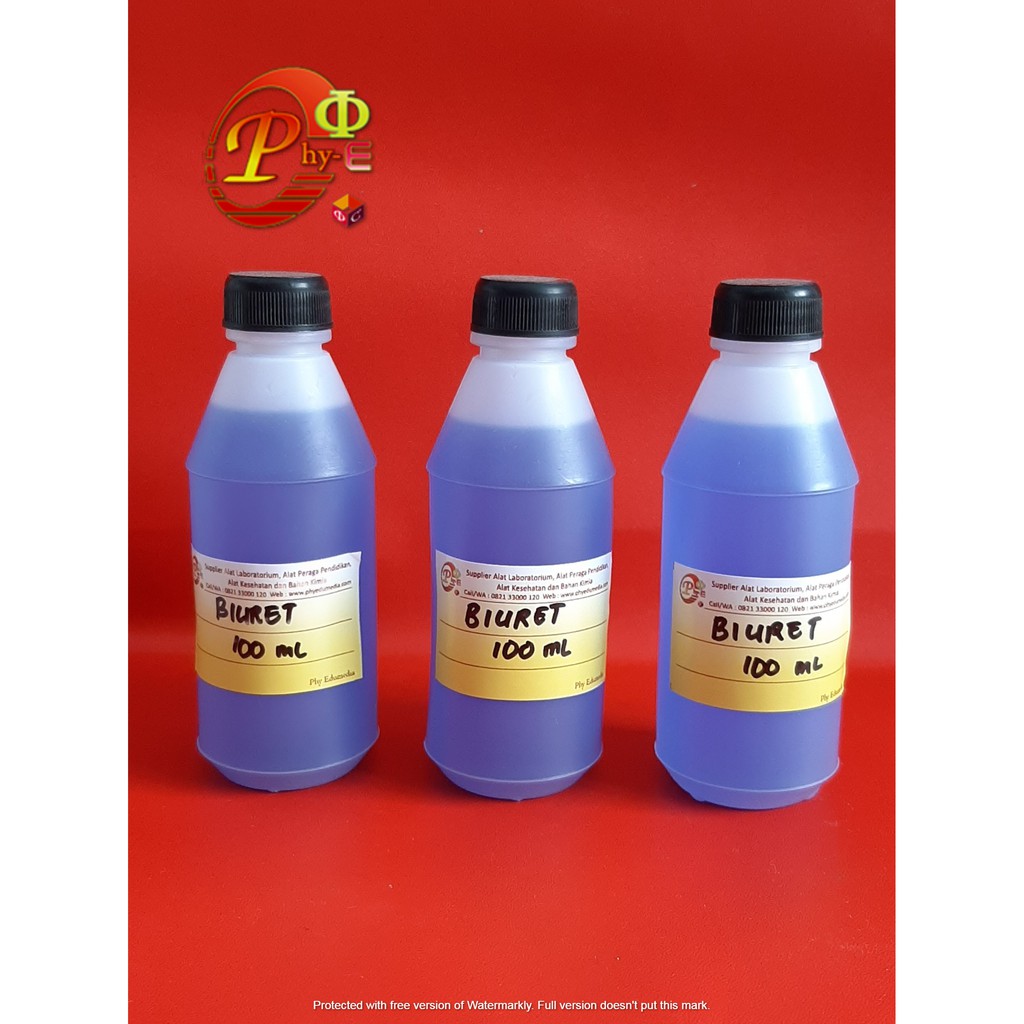 Biuret 100ml / Larutan Biuret 100ml / Reagen Biuret / Biuret Reagen