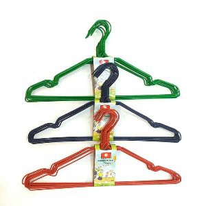 [260 GRAM] HANGER KAWAT COATING WARNA MURAH - HARGA UNTUK 1 PACK ISI 10 PCS