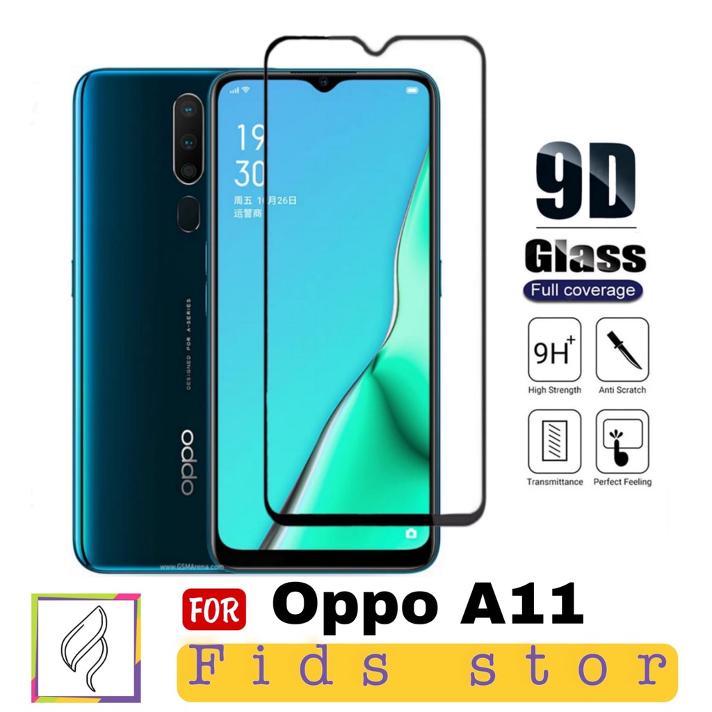 PROMO Tempered Glass OPPO A11 TG Layar Full List Hitam Anti Gores Kaca / Anti gores Matte Ceramic