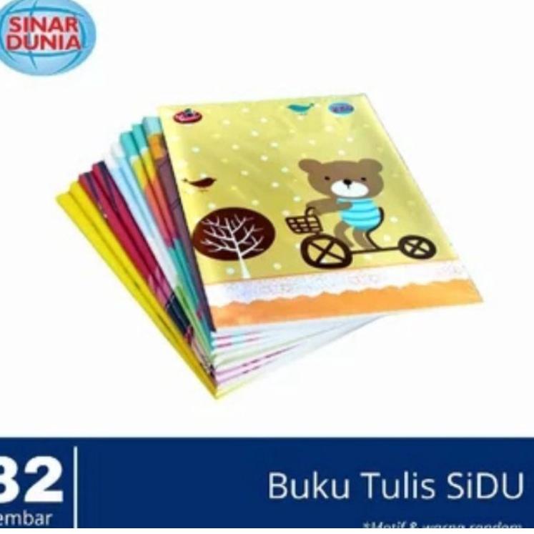 

Keluaran Terbaru.. 1 pack buku tulis SIDU 32 lembar (10 buku) Produk SIDU