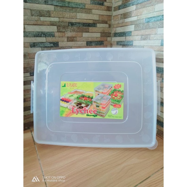 tempat donat plastik tempat kue donat makanan/cake kotak roti ukuran jumbo/besar murah sl plastic