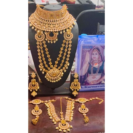 KALUNG SET INDIA ll KALUNG PENGANTEN II BRIDALPREMIUM FULL SAROUSKY