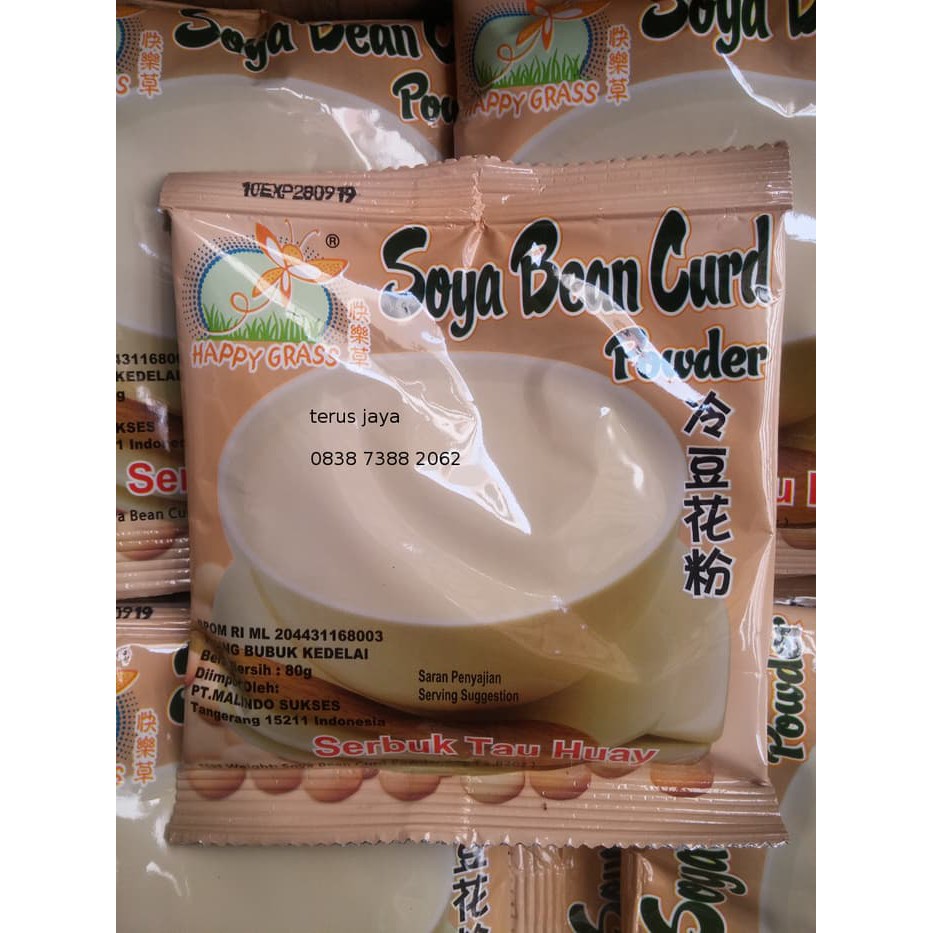 

HOT SALE HAPPY GRASS SOYA BEAN CURD POWDER PUDING BUBUK KEDELAI !!!!