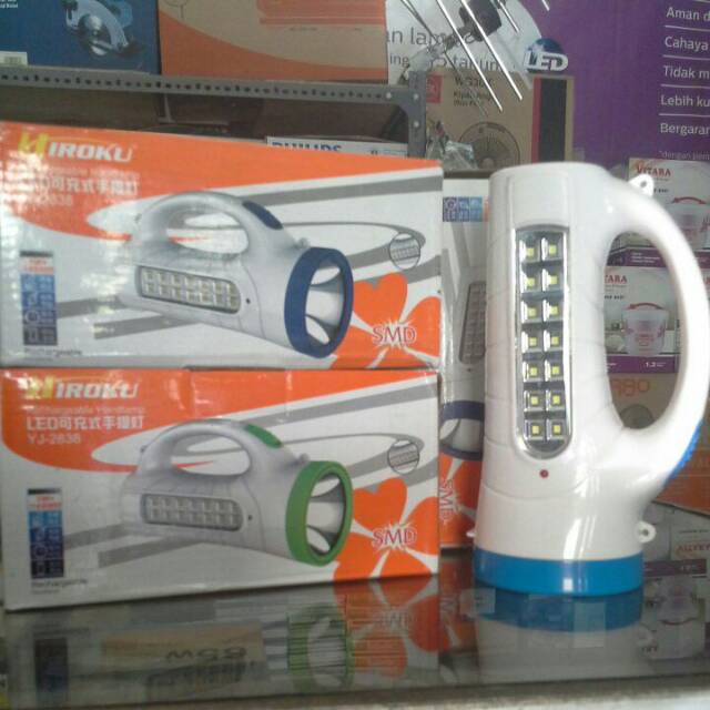 Lampu senter Emergency HIROKU YJ-2838