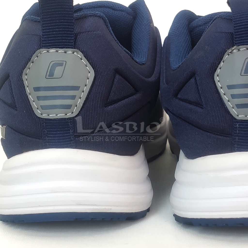 Sepatu Sneakers Running Biru Putih Pria Rhumell - Volvo Blue White