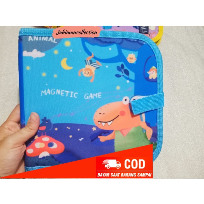 

✨ BISA COD ✨ Mainan Reuseable Drawing Book Anak 12page Buku Menggambar Anak - ANIML LOGIC