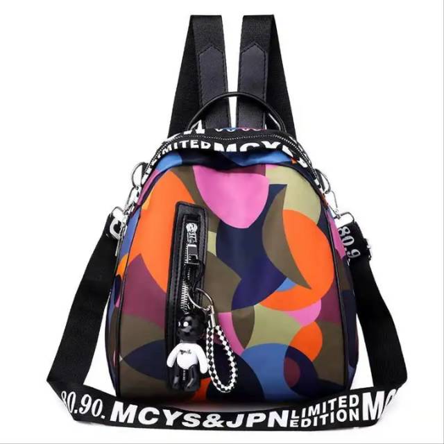 

Kode : ELJ 666 IDR : 142 rb Bahan : Nylon Ukuran :27 x 24 x 20 cm Warna : Colorfull , Black Motif 2