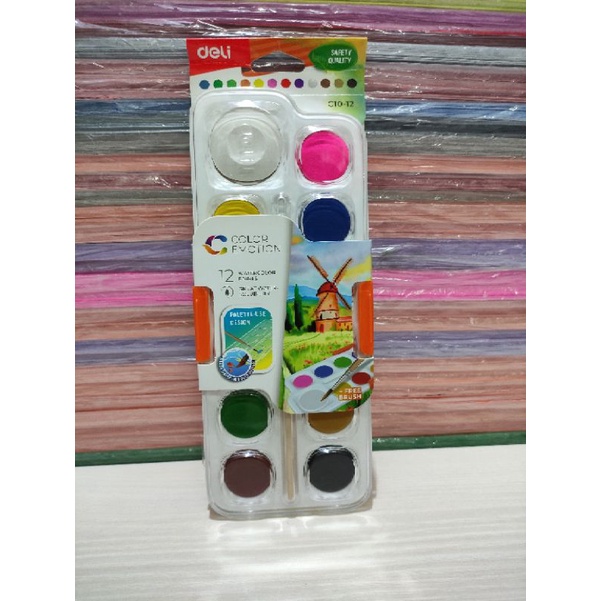 

water color paints deli isi c10-12