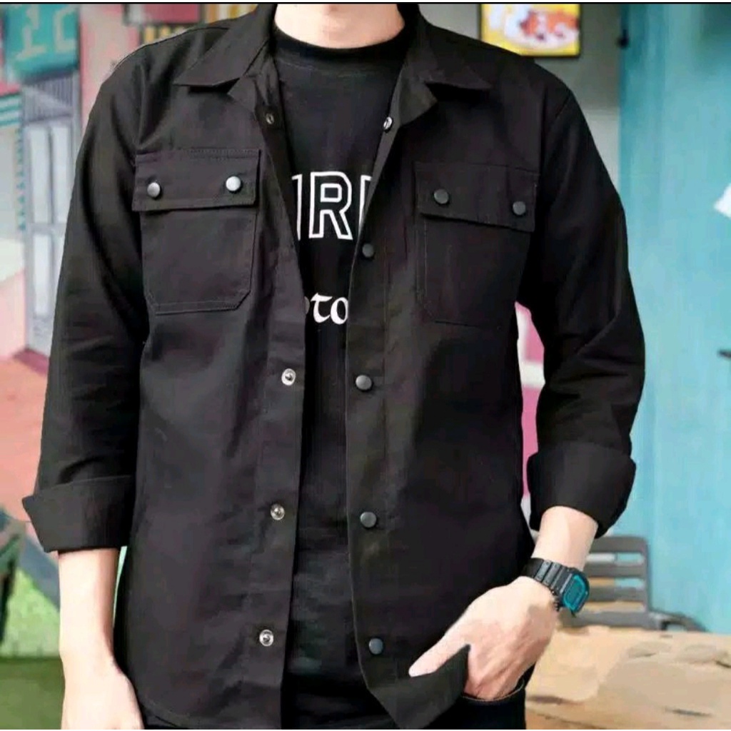 SEMI PARKA TERBARU/JAKET TRUCKER JAKET BAHAN TEBAL SIZE KOMPLIT