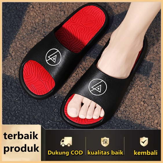 Sandal Pria Selop Casual Import /Sandal Cowok /Selop Slip on  /Sandal Pria Ringan Nyaman Murah /Unisex/Kualitas Tinggi/Bagian Bawah Super Lembut/100% Impor Asli/Desain Bertekstur Non-Slip Bawah