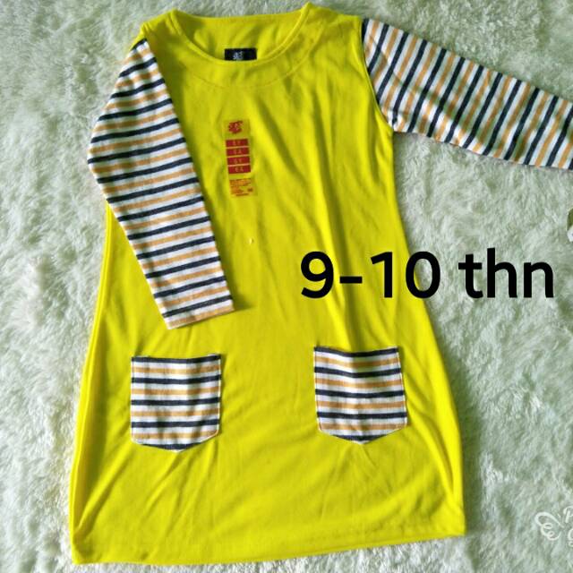 Baju Tunik Anak Bahan Kaos