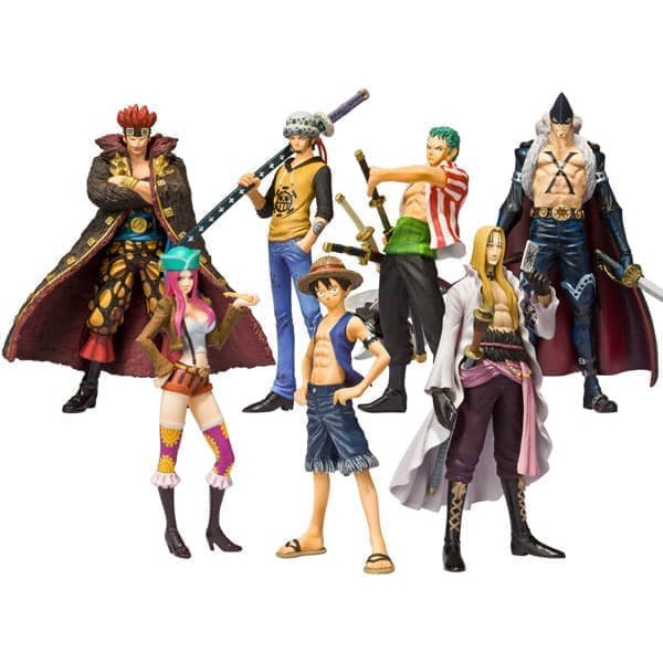 Terbaru Action Figure Set PVC Chozokei Damashii Chodam One Piece Eleven Super