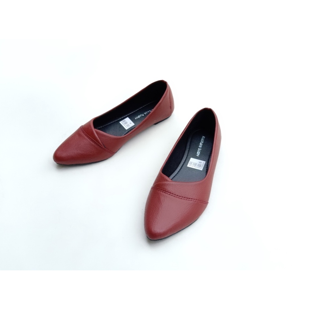 SEPATU FLATSHOES TERBARU MODEL V NYAMAN DI PAKAI FLATSHOES FF-05 TRENDY CASUAL PROMO!!!