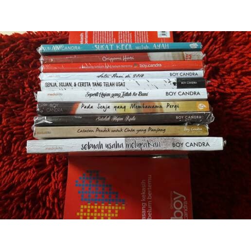 1 paket 10 Buku Novel Boy Candra BKIL_1334