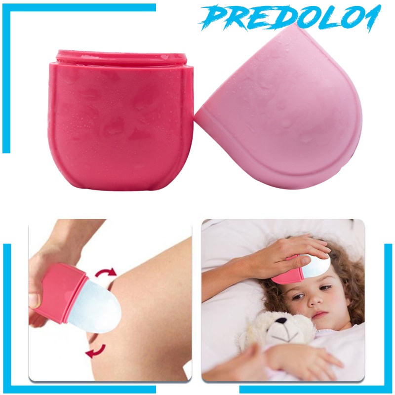 (Predolo1) 2pcs / Set Alat Pijat Roller Es Batu Untuk Relaksasi Otot