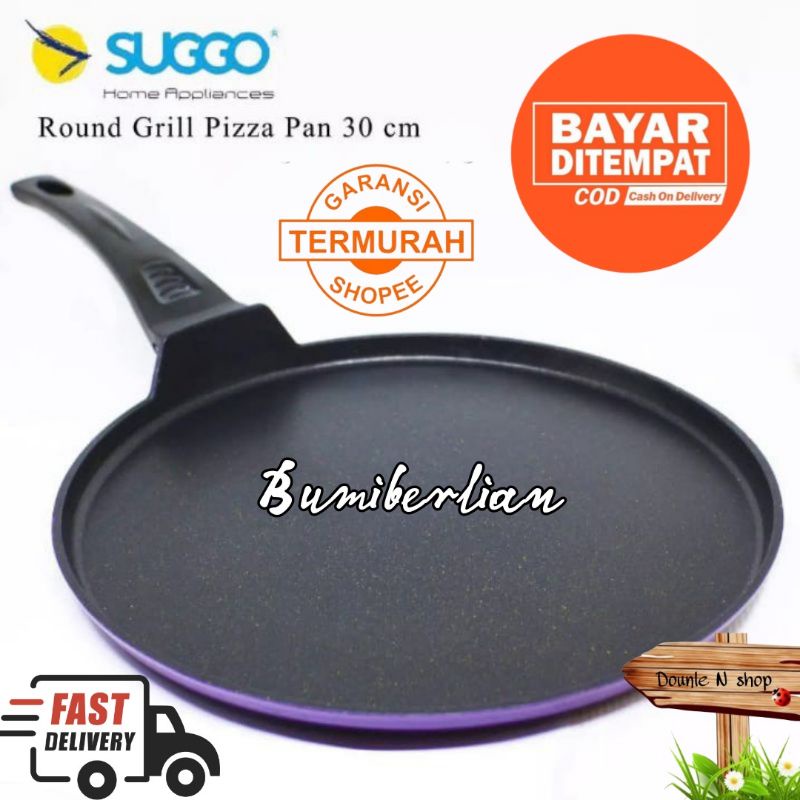 NEW Suggo Round Grill Pan  SG-RGP02 Panggangan Serbaguna Anti Lengket