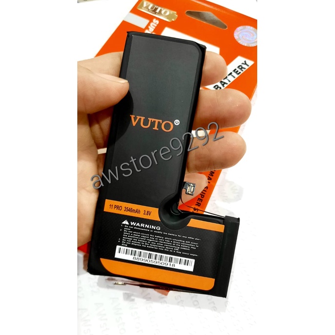 Baterai Double Power VUTO IPH IP 11 PRO IP11 PRO Battery Batere Batre 3546mAh