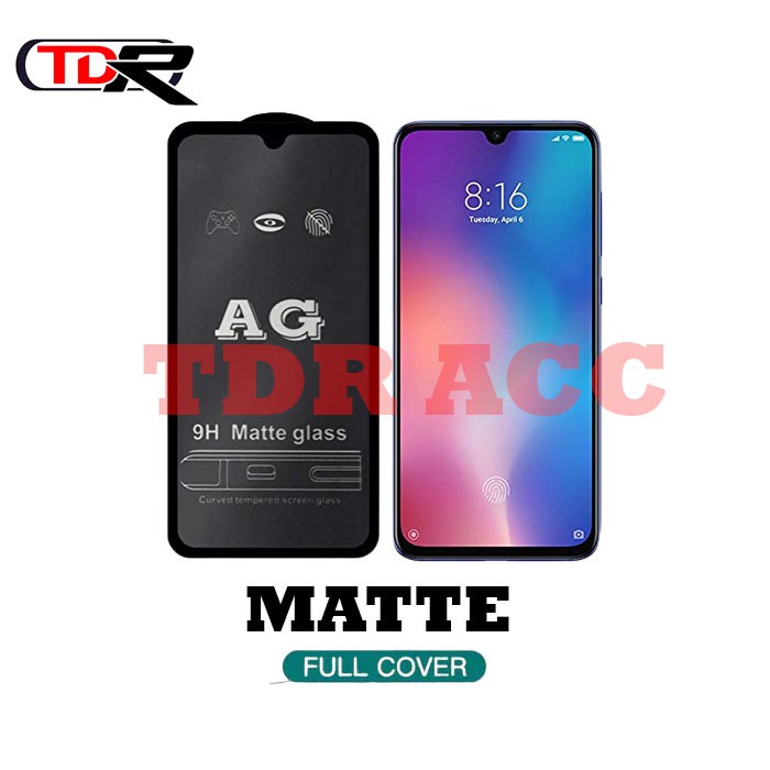 AG MATTE TEMPERED GLASS INFINIX HOT 8/9/11/12I/9 PLAY/10 PLAY/11 PLAY/12 PLAY/12 PLAY NFC/10S/11S NFC/11S/12/20I/20S/12 PRO - ANTI MINYAK ANTI GLARE FULL COVER SCREEN