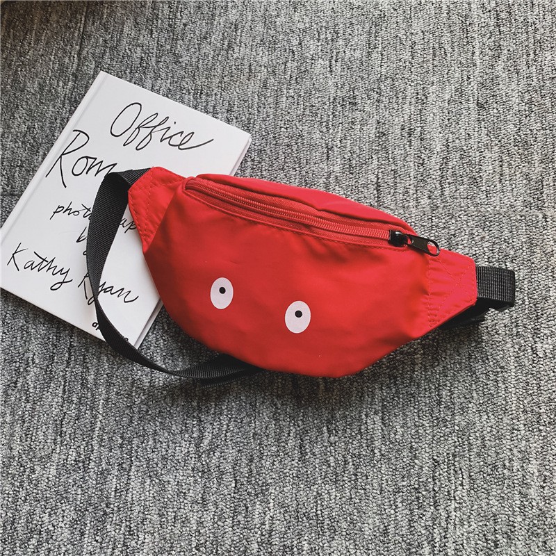 Plazababyku RAFA EYES waist bag anak perempuan / laki-laki fashion korea tas pinggang anak