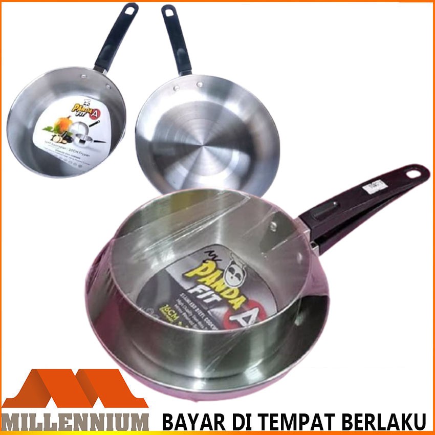 Maspion Panda Panci Set Sauce Pan 16 cm & 20 cm Frypan