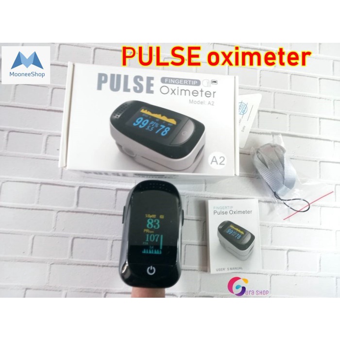 KESEHATAN PERLENGKAPAN MEDIS OXIMETER FINGERTIP PULSE OXIMETER A2 OXIMETRY SATURATION