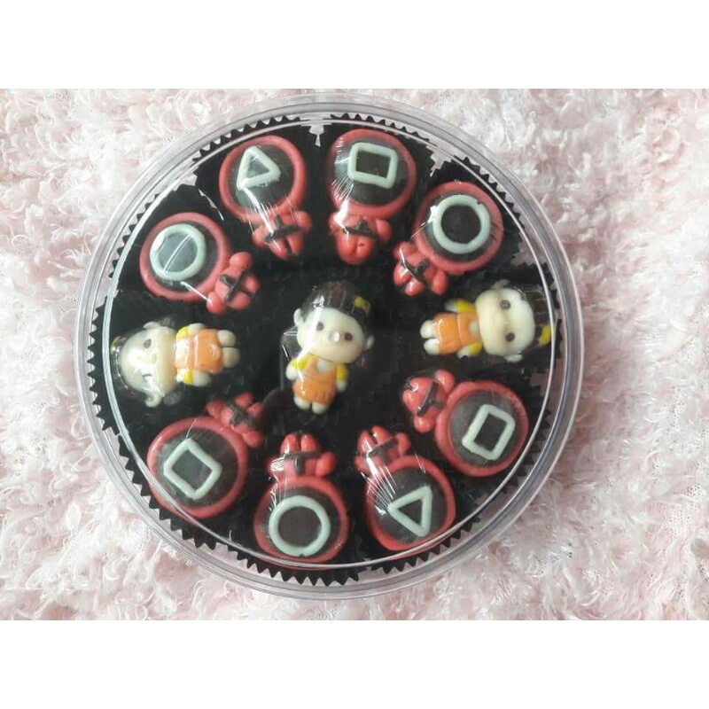 

Coklat karakter Squid Game 250gram