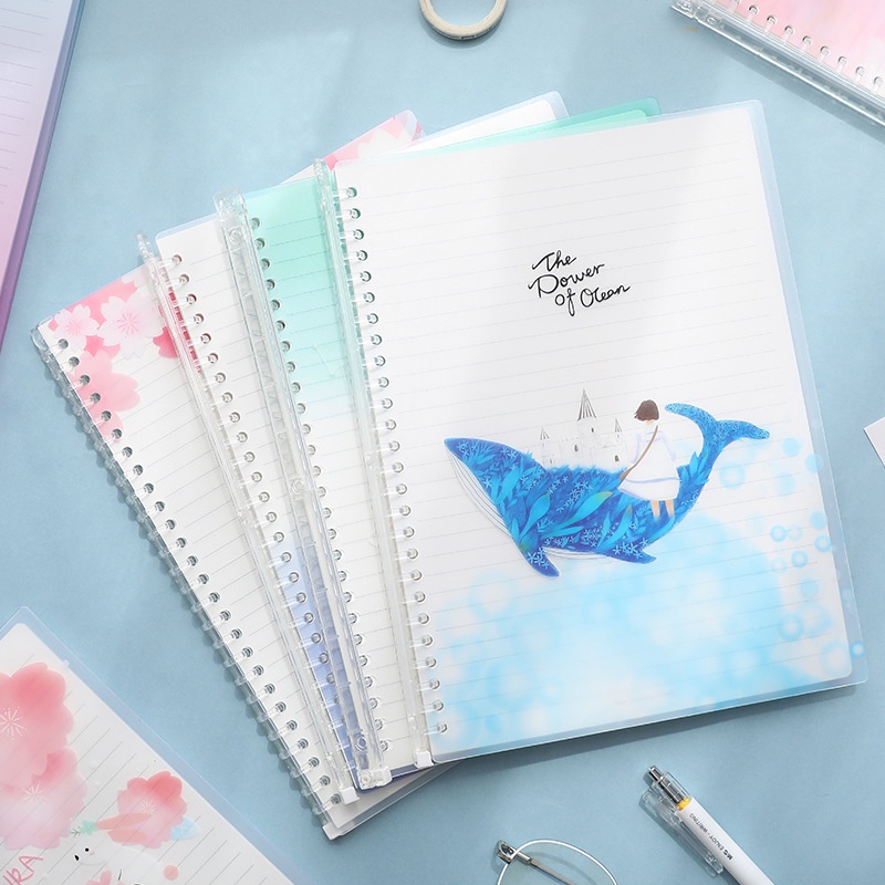 [DZ] ST472 - Buku Catatan Kuliah / File Binder Karakter