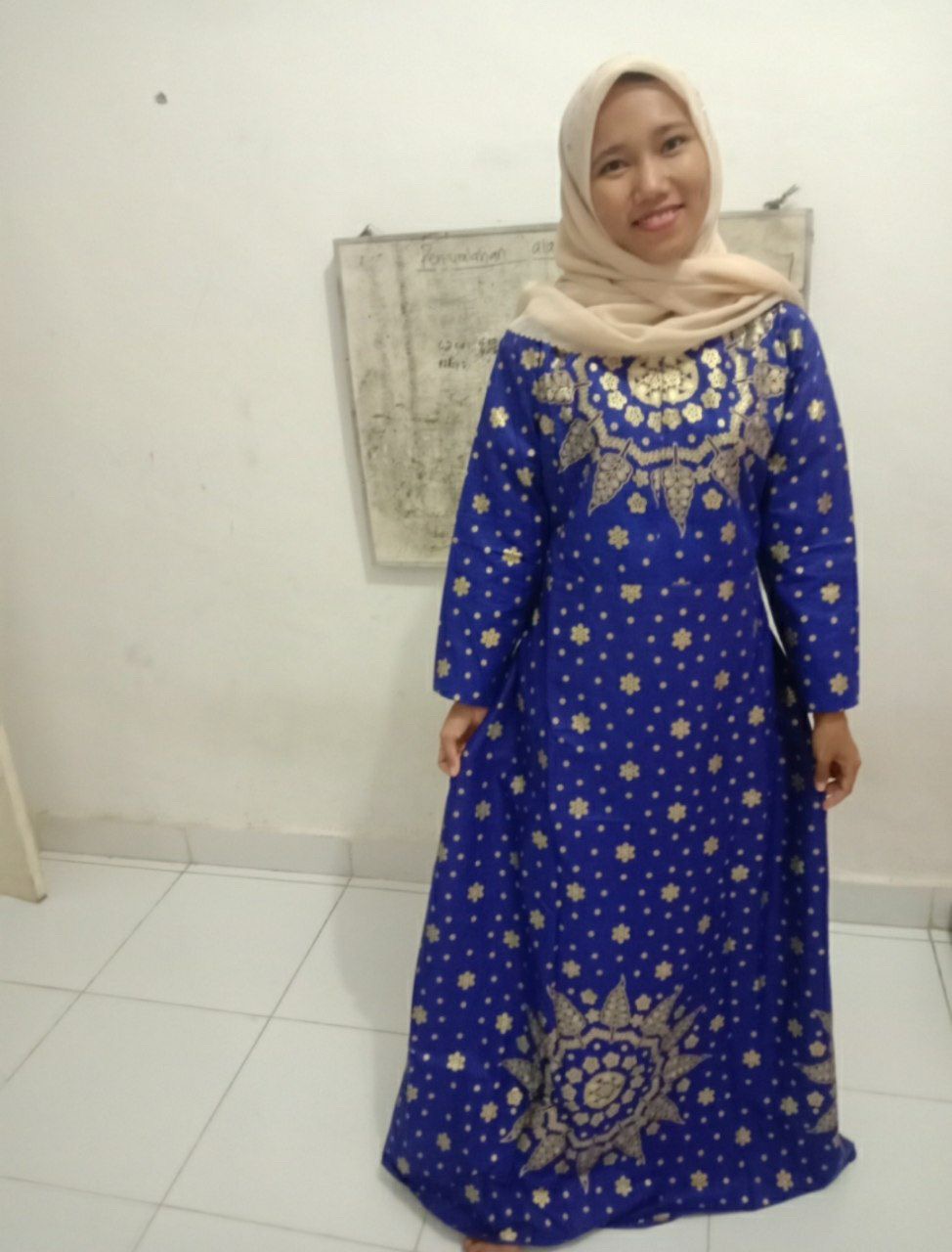 Couple Batik Terbaru Zaen Couple Keluarga Bisa Pisah New New New Motif Daun Bulat Biru