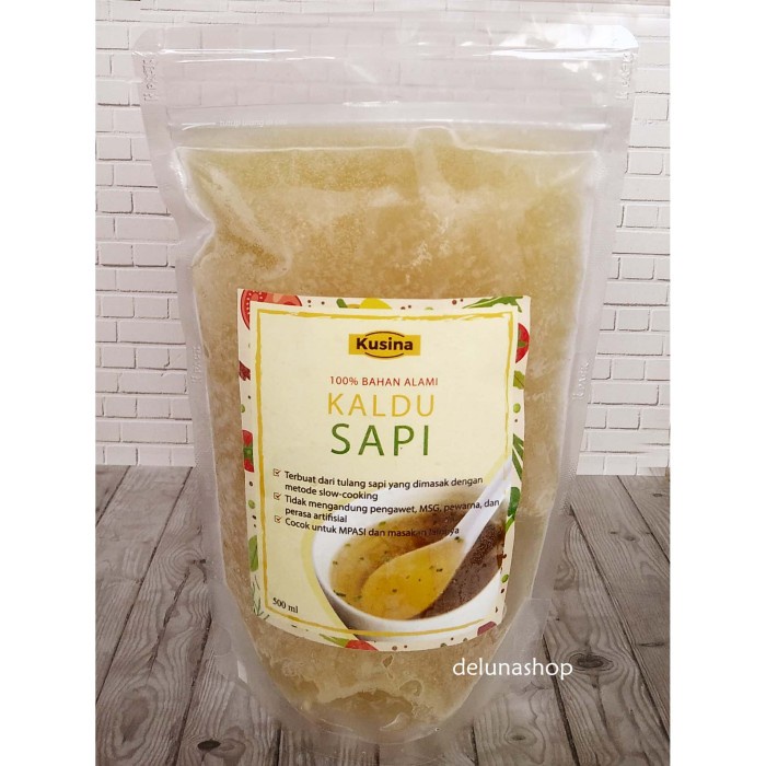 

NEW Kaldu Sapi Homemade 500 mL MPASI Cair Tanpa Gula Garam Kusina