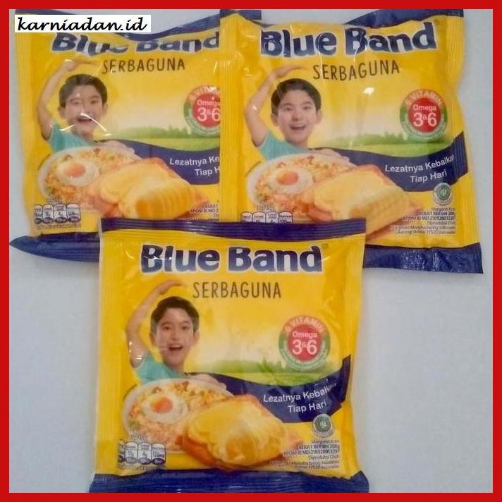 

Rettubagetnem- Margarine Blueband Sachet 200Gr || 3 Pcs -Asli-Slii.
