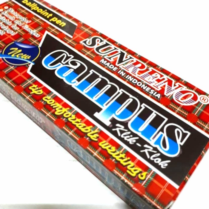 

Promo Pulpen Sunreno Campus Per Lusin Gilaa!!!