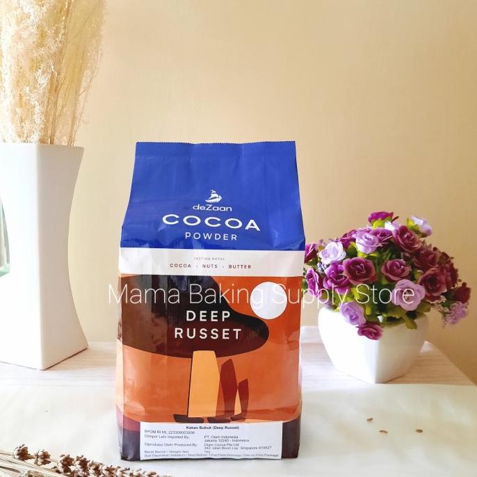 

DEZAAN Cocoa Chocolate Cokelat Powder Bubuk Dutched DEEP RUSSET 1 KG ---NEW---